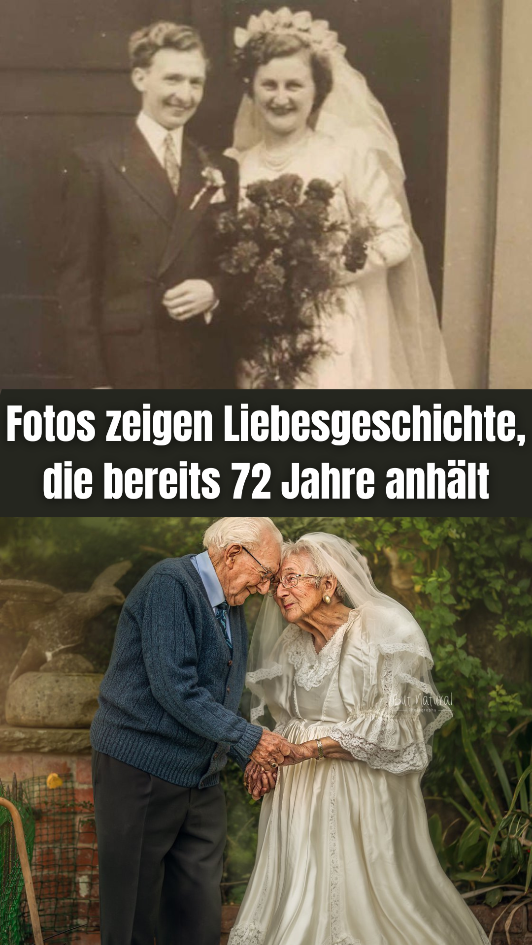 Altes Ehepaar erhält sich in seiner Beziehung die ewige Liebe