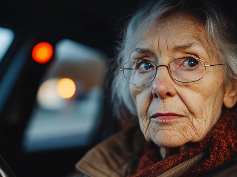 Witz: Polizist hält Oma auf der Autobahn an