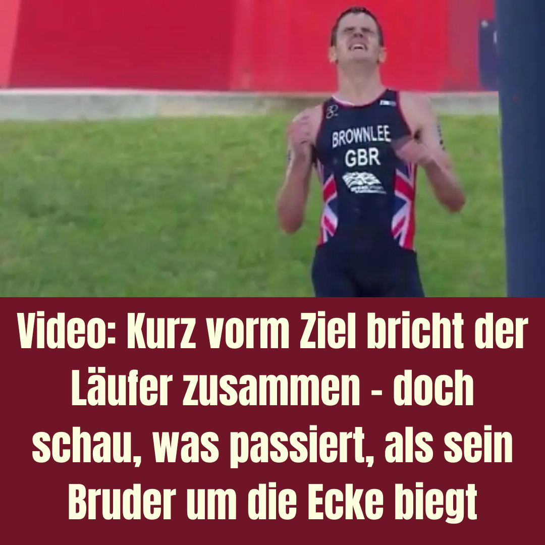 Video: Britischer Triathlet hilft kollabierten Bruder durch Ziellinie